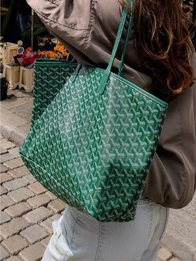 Goyard Green Tote